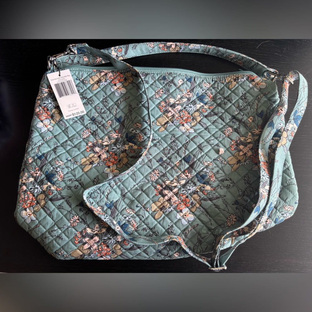 Vera Bradley Blue Quilted Hobo Bag